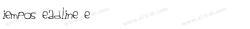 Tiempos Headline Se字体转换